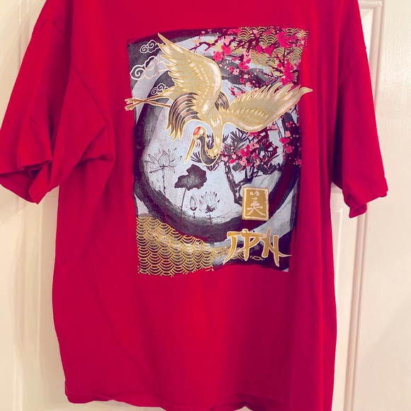SOLD. Unisex. Vintage . Japanese Art Tee - Picture 3 of 6
